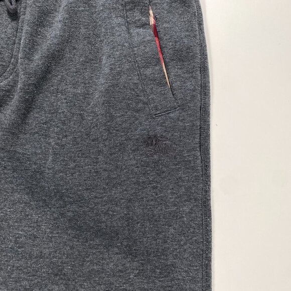 Vintage Burberry Brit Nova Check Lined Slim Fit Sweatpants Gray Men's Size L - Picture 3 of 9